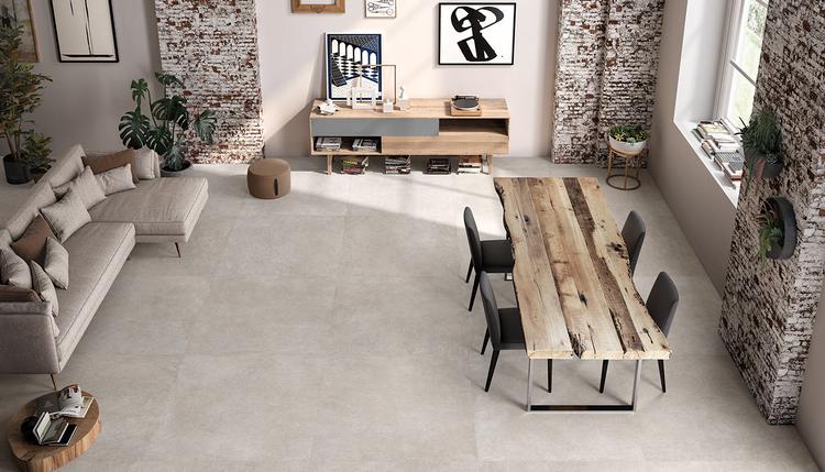 Be-Square | Emilceramica Feinsteinzeug Emil Be-square Beton Wohnzimmer Concrete Bild Galerie | Emilceramica
