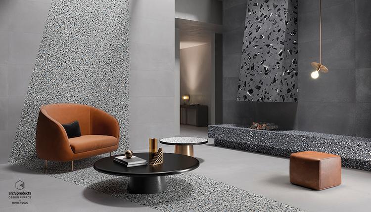 Medley | Emilceramica Feinsteinzeug Ergon Medley Stein Wohnzimmer Grey Minimal,dark Grey Minimal,grey Classic,dark Grey Classic Bild Galerie | Emilceramica