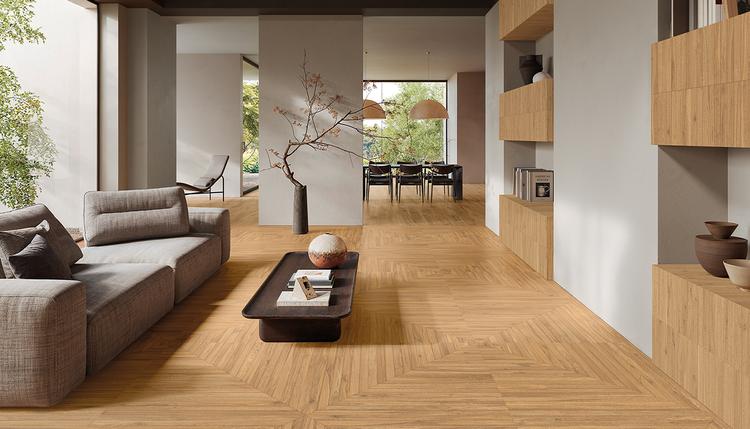 Playwood | Emilceramica Feinsteinzeug Emil Playwood Holz,brick Wohnzimmer Intense Oak Playtangram Bild Galerie | Emilceramica