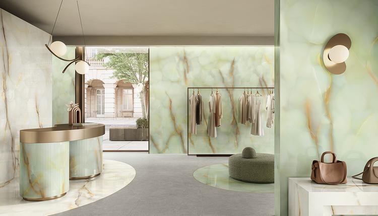 Tele di Marmo Pure Onyx | Emilceramica Feinsteinzeug Emil Tele Di Marmo Pure Onyx Marmor Geschäft Onyx Perla ,onyx Giada Bild Galerie | Emilceramica