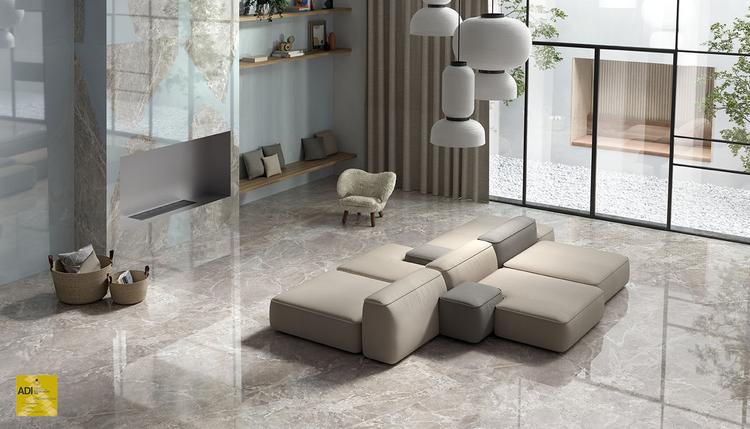 Unique Marble | Emilceramica Feinsteinzeug Provenza Unique Marble Marmor Wohnzimmer Moon Grey Marmo,moon Grey Decoro Ambra,resin Resina Bild Galerie | Emilceramica